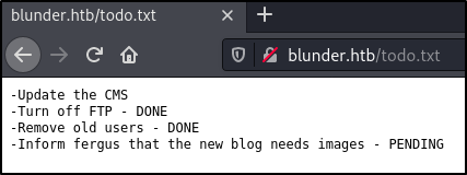 Image of todo text file