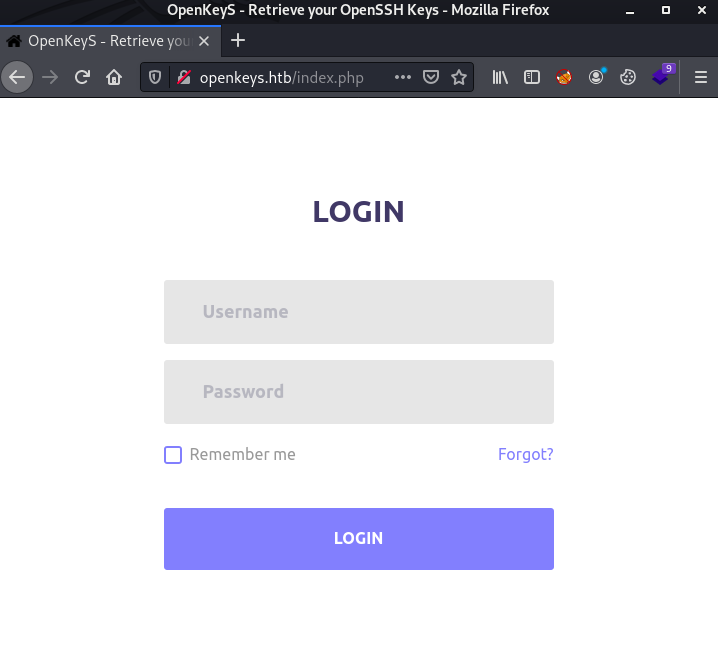 Image of website home